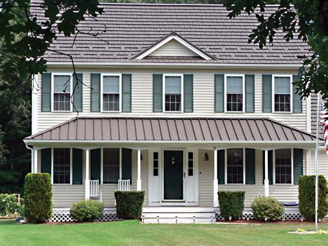 house porch siding metal roof|metal roofing for porch addition.